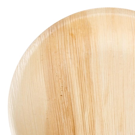 Smarty Had A Party 7" Round Palm Leaf Eco Friendly Disposable Salad Plates (100 Plates), 100PK 46775R-CASE